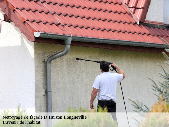 Nettoyage de façade  d-huison-longueville-91590 L'avenir de l'habitat 